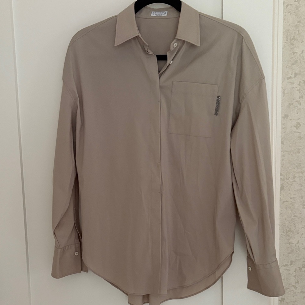 Brunello Cucinelli Cream Shirt - Picture 5 of 5